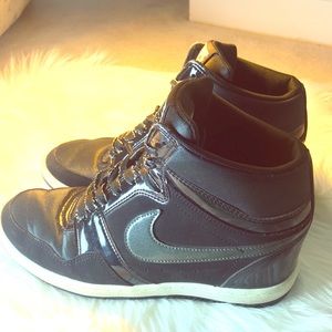 Nike Force Sky High Shoes Black 629746-001 W Sz9